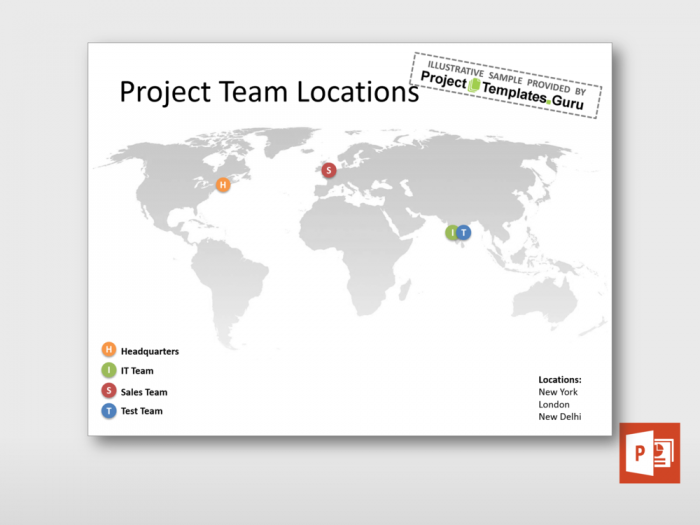 Distributed Project Team Global Map 2
