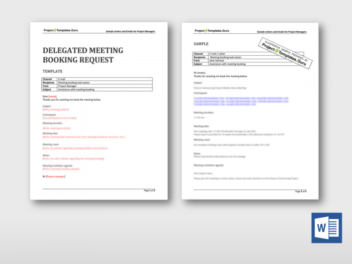 Delegated Meeting Booking Request 1