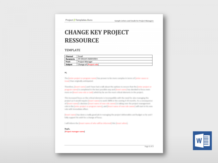 Change Key Project Ressource 3