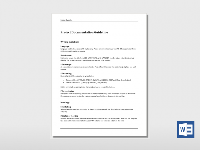 Project Documentation Guideline 1