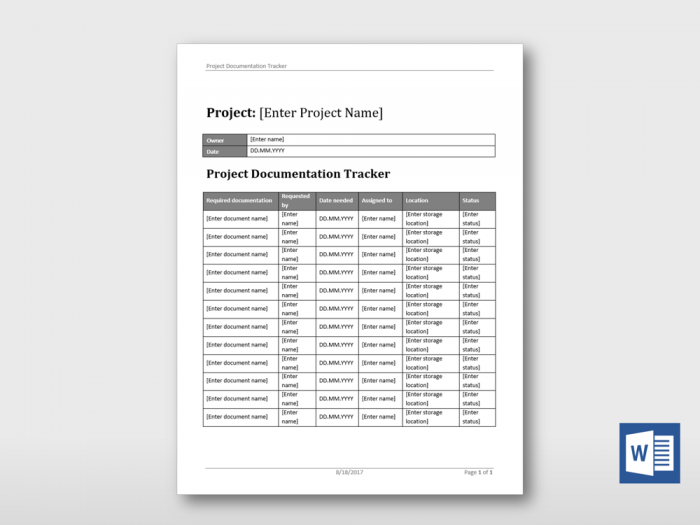 Short Project Documentation Tracker 3