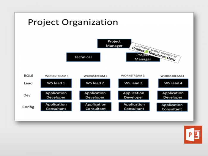 Project Organization With Work Streams 2