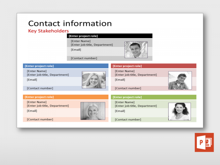 Project Contact Info Key Stakeholders 3